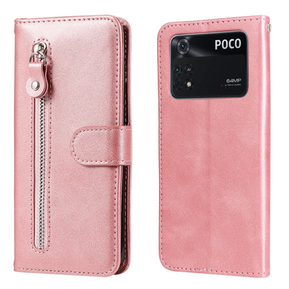Fashion Calf Texture Zipper Horizontal Flip Leather Case, For OPPO Realme 9 Pro+, For Xiaomi Poco M4 Pro 4G, For OPPO Realme GT2 Pro, For Xiaomi Poco X4 Pro 5G