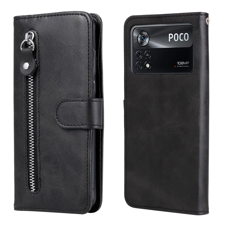 Fashion Calf Texture Zipper Horizontal Flip Leather Case, For OPPO Realme 9 Pro+, For Xiaomi Poco M4 Pro 4G, For OPPO Realme GT2 Pro, For Xiaomi Poco X4 Pro 5G