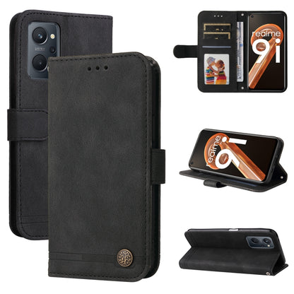 Skin Feel Life Tree Metal Button Horizontal Flip Leather Case, For Xiaomi Redmi Note 11 4G(Global), For Xiaomi Redmi Note 11 Pro 4G, For OPPO Realme 9i / A36 4G / A76 4G(Global), For OPPO Realme GT2 Pro