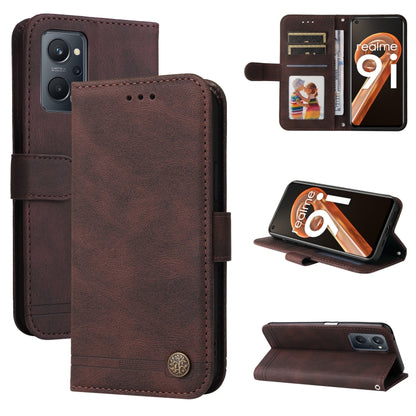 Skin Feel Life Tree Metal Button Horizontal Flip Leather Case, For Xiaomi Redmi Note 11 4G(Global), For Xiaomi Redmi Note 11 Pro 4G, For OPPO Realme 9i / A36 4G / A76 4G(Global), For OPPO Realme GT2 Pro
