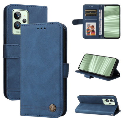 Skin Feel Life Tree Metal Button Horizontal Flip Leather Case, For Xiaomi Redmi Note 11 4G(Global), For Xiaomi Redmi Note 11 Pro 4G, For OPPO Realme 9i / A36 4G / A76 4G(Global), For OPPO Realme GT2 Pro
