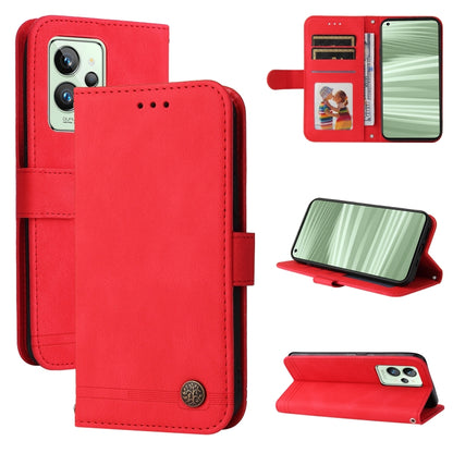 Skin Feel Life Tree Metal Button Horizontal Flip Leather Case, For Xiaomi Redmi Note 11 4G(Global), For Xiaomi Redmi Note 11 Pro 4G, For OPPO Realme 9i / A36 4G / A76 4G(Global), For OPPO Realme GT2 Pro