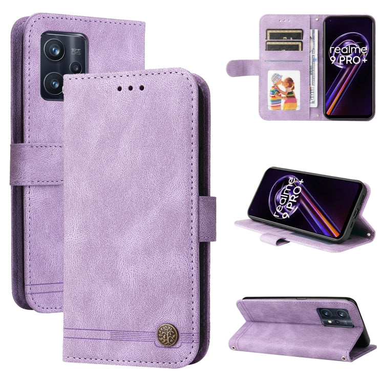 Skin Feel Life Tree Metal Button Horizontal Flip Leather Case, For OPPO Realme 9 Pro+, For OPPO Realme 9 Pro/Realme V25, For Samsung Galaxy A23 /Galaxy M23/Galaxy F23, For Xiaomi Poco M4 Pro 4G