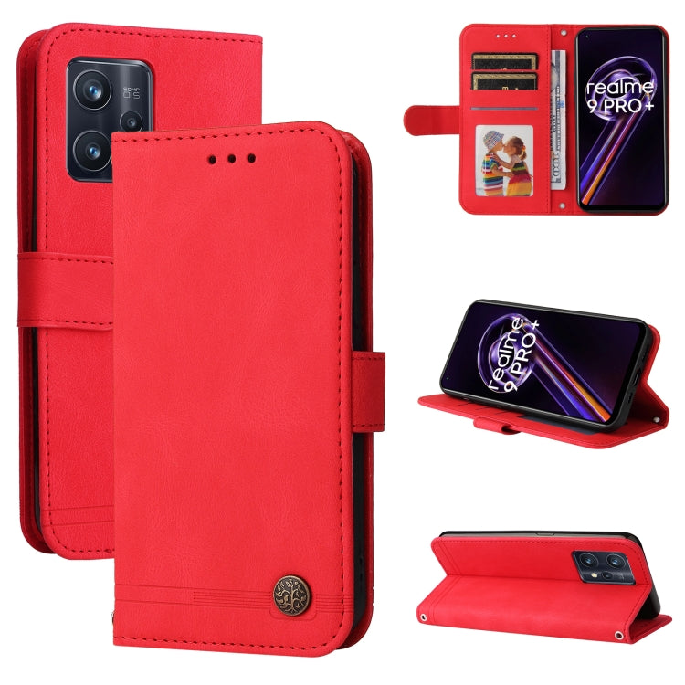 Skin Feel Life Tree Metal Button Horizontal Flip Leather Case, For OPPO Realme 9 Pro+, For OPPO Realme 9 Pro/Realme V25, For Samsung Galaxy A23 /Galaxy M23/Galaxy F23, For Xiaomi Poco M4 Pro 4G