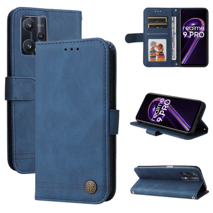 Skin Feel Life Tree Metal Button Horizontal Flip Leather Case, For OPPO Realme 9 Pro+, For OPPO Realme 9 Pro/Realme V25, For Samsung Galaxy A23 /Galaxy M23/Galaxy F23, For Xiaomi Poco M4 Pro 4G