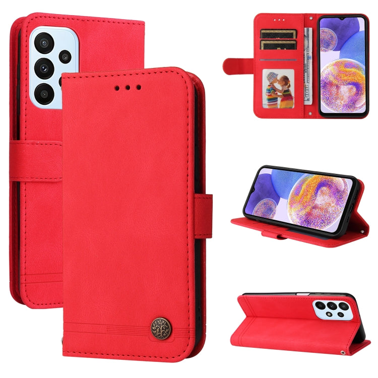 Skin Feel Life Tree Metal Button Horizontal Flip Leather Case, For OPPO Realme 9 Pro+, For OPPO Realme 9 Pro/Realme V25, For Samsung Galaxy A23 /Galaxy M23/Galaxy F23, For Xiaomi Poco M4 Pro 4G