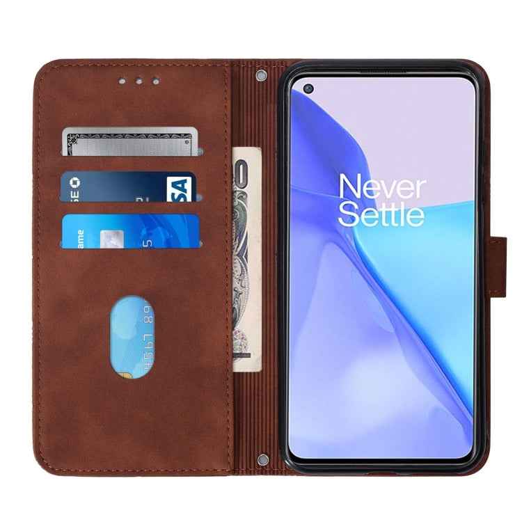 Crossbody 3D Embossed Flip Leather Phone Case, For OnePlus 9 EU / US Version, For OnePlus 9 Pro, For OnePlus 10 Pro 5G, For OnePlus Nord