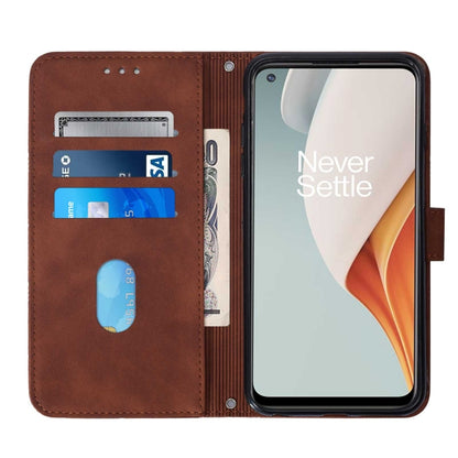 Crossbody 3D Embossed Flip Leather Phone Case, For OnePlus Nord N100 5G, For OnePlus Nord N200 5G