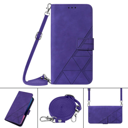 Crossbody 3D Embossed Flip Leather Phone Case, For OnePlus Nord N100 5G, For OnePlus Nord N200 5G