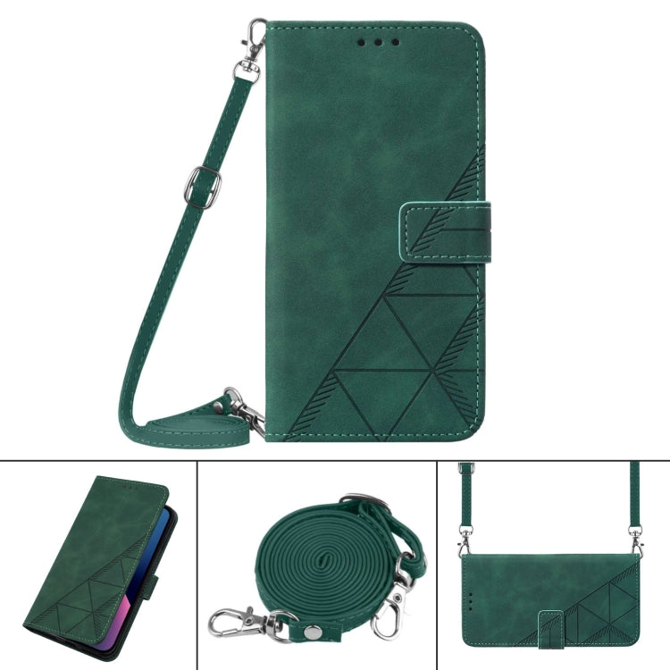 Crossbody 3D Embossed Flip Leather Phone Case, For OnePlus Nord N100 5G, For OnePlus Nord N200 5G