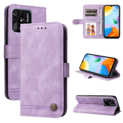 Skin Feel Life Tree Metal Button Leather Phone Case, For Xiaomi Redmi 10C 4G / Redmi 10 India Version, For Xiaomi Poco X4 Pro 5G, For Honor 50 SE / nova 9 SE, For OPPO Find X5