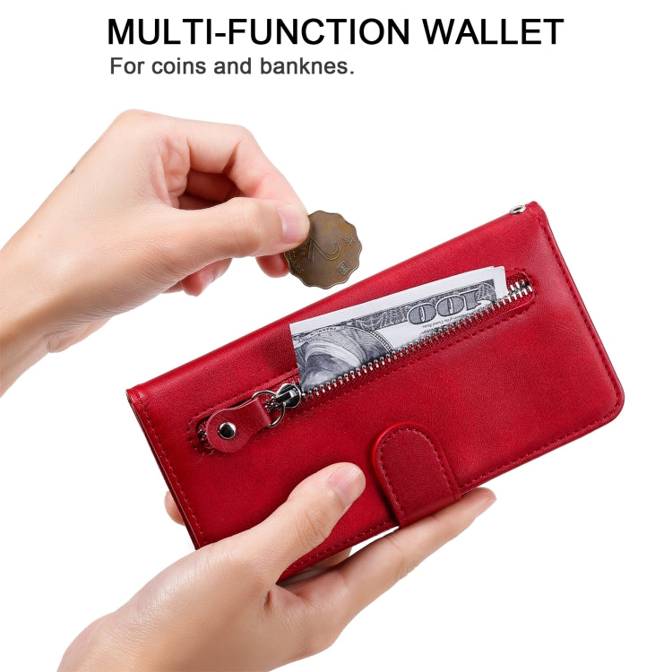 Fashion Calf Texture Zipper Horizontal Flip Leather Case, For Xiaomi Redmi 10C 4G / Redmi 10 India, For Honor 50 SE / Huawei Nova 9 SE, For OPPO Reno7 5G / Find X5 Lite International Version, For OPPO Find X5