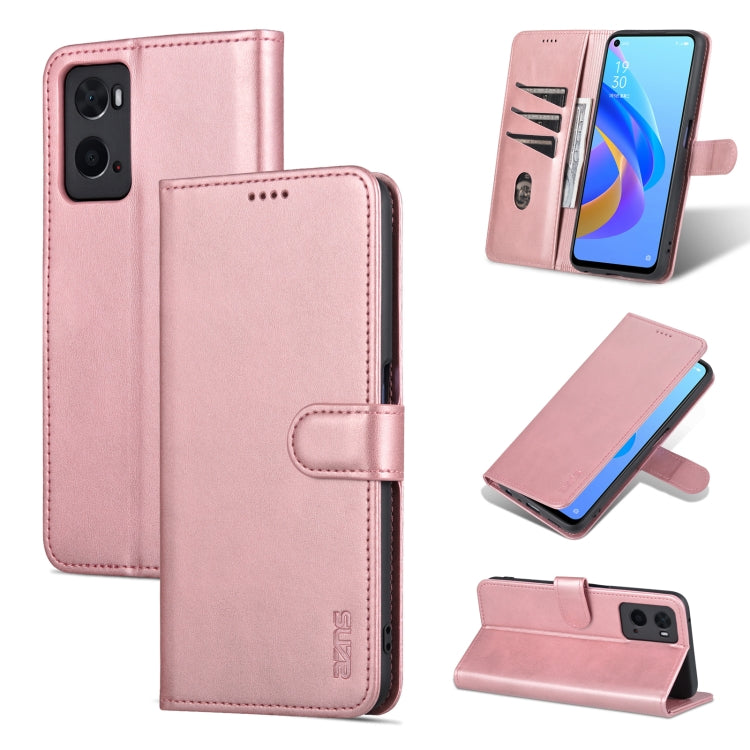 AZNS Skin Feel Calf Texture Horizontal Flip Leather Phone Case, For OPPO A36 4G/A76 4G(Global)