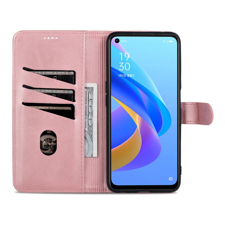 AZNS Skin Feel Calf Texture Horizontal Flip Leather Phone Case, For OPPO A36 4G/A76 4G(Global)