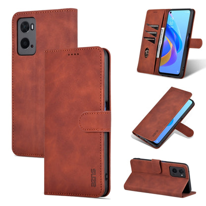 AZNS Skin Feel Calf Texture Horizontal Flip Leather Phone Case, For OPPO A36 4G/A76 4G(Global)