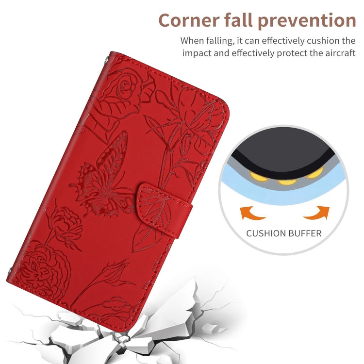 Skin Feel Butterfly Peony Embossed Leather Phone Case, For OnePlus 9R, For OnePlus Nord CE 5G, For OnePlus Nord N20 5G, For OnePlus Nord 2 5G