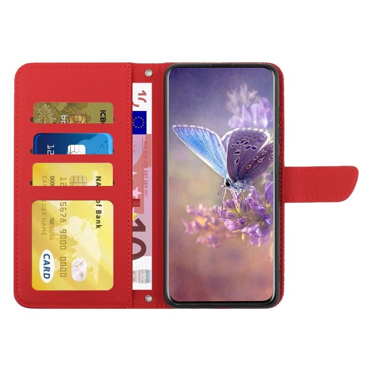 Skin Feel Butterfly Peony Embossed Leather Phone Case, For OnePlus 9, For OnePlus 9 Pro, For OnePlus 10 Pro