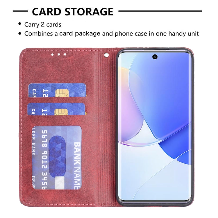 Prismatic Invisible Magnetic Leather Phone Case, For Honor 50 / Huawei nova 9, For Honor 50 Lite / Huawei nova 8i, For Motorola Moto E40 / E30, For Motorola Moto G22