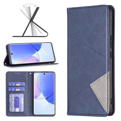Prismatic Invisible Magnetic Leather Phone Case, For Honor 50 / Huawei nova 9, For Honor 50 Lite / Huawei nova 8i, For Motorola Moto E40 / E30, For Motorola Moto G22