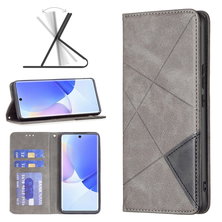 Prismatic Invisible Magnetic Leather Phone Case, For Honor 50 / Huawei nova 9, For Honor 50 Lite / Huawei nova 8i, For Motorola Moto E40 / E30, For Motorola Moto G22
