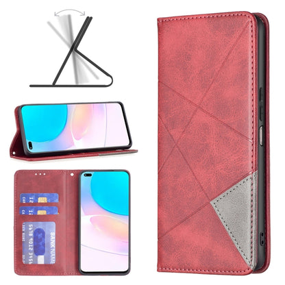 Prismatic Invisible Magnetic Leather Phone Case, For Honor 50 / Huawei nova 9, For Honor 50 Lite / Huawei nova 8i, For Motorola Moto E40 / E30, For Motorola Moto G22