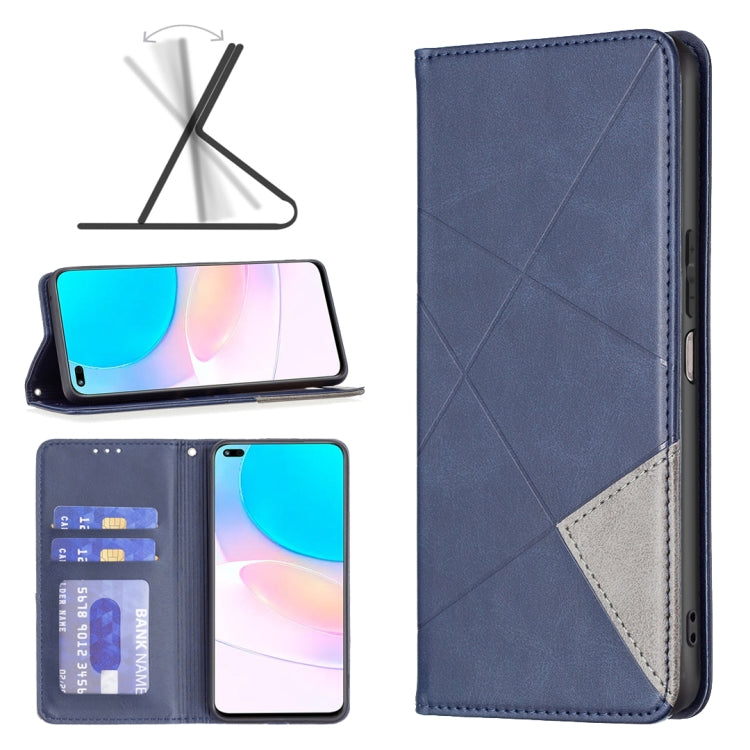 Prismatic Invisible Magnetic Leather Phone Case, For Honor 50 / Huawei nova 9, For Honor 50 Lite / Huawei nova 8i, For Motorola Moto E40 / E30, For Motorola Moto G22