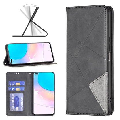 Prismatic Invisible Magnetic Leather Phone Case, For Honor 50 / Huawei nova 9, For Honor 50 Lite / Huawei nova 8i, For Motorola Moto E40 / E30, For Motorola Moto G22