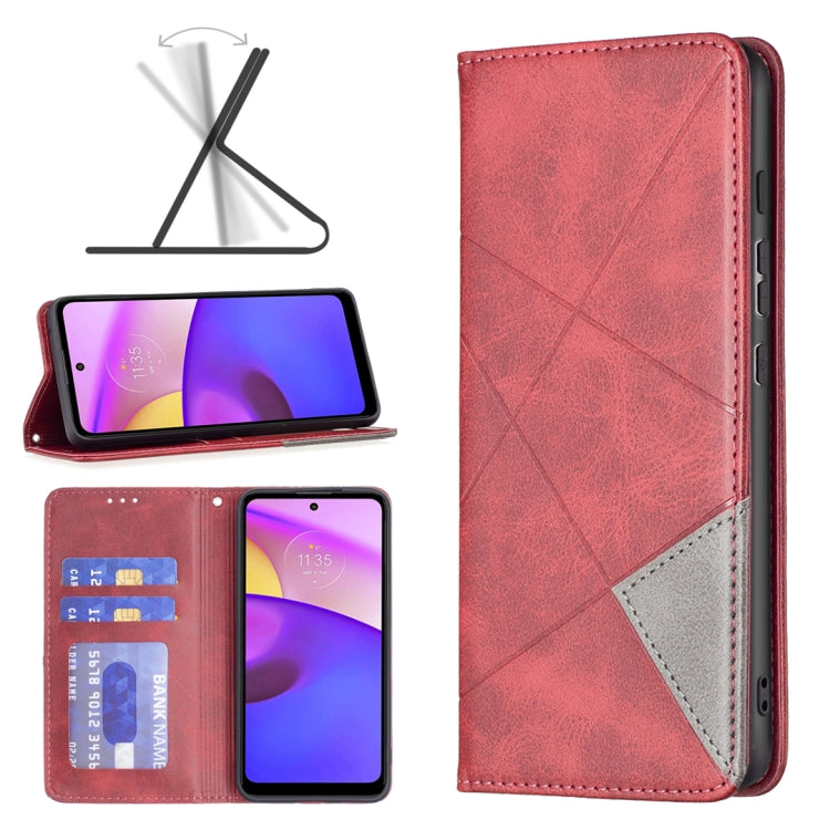 Prismatic Invisible Magnetic Leather Phone Case, For Honor 50 / Huawei nova 9, For Honor 50 Lite / Huawei nova 8i, For Motorola Moto E40 / E30, For Motorola Moto G22