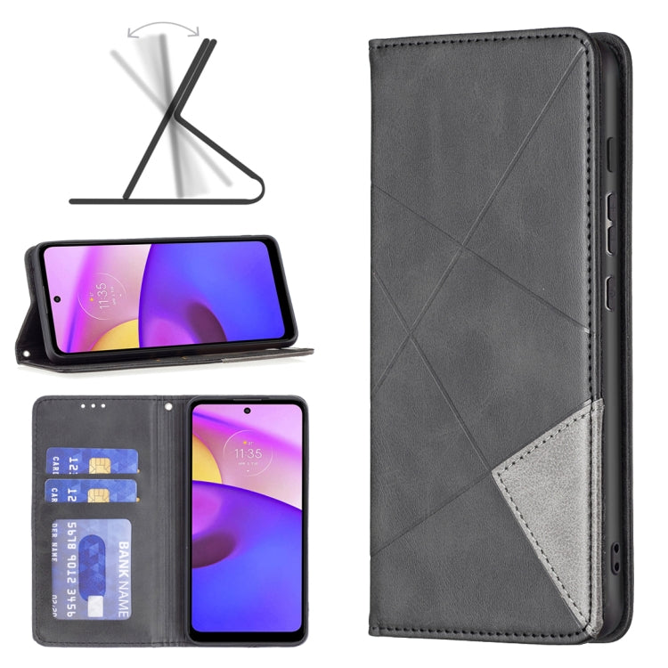 Prismatic Invisible Magnetic Leather Phone Case, For Honor 50 / Huawei nova 9, For Honor 50 Lite / Huawei nova 8i, For Motorola Moto E40 / E30, For Motorola Moto G22