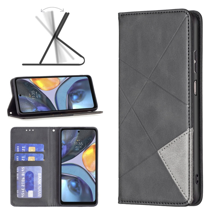 Prismatic Invisible Magnetic Leather Phone Case, For Honor 50 / Huawei nova 9, For Honor 50 Lite / Huawei nova 8i, For Motorola Moto E40 / E30, For Motorola Moto G22