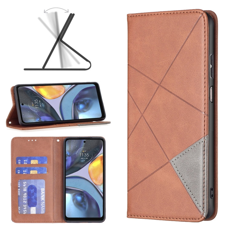 Prismatic Invisible Magnetic Leather Phone Case, For Honor 50 / Huawei nova 9, For Honor 50 Lite / Huawei nova 8i, For Motorola Moto E40 / E30, For Motorola Moto G22