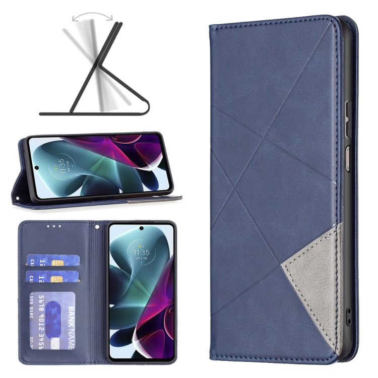 Prismatic Invisible Magnetic Leather Phone Case, For Motorola Moto G200 5G / Edge S30 5G, For OPPO A96 5G, For OPPO Find X5, For OPPO Realme 9 Pro