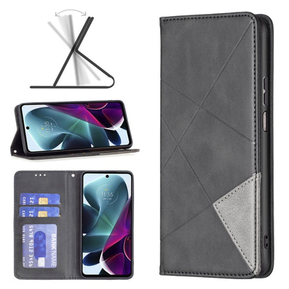 Prismatic Invisible Magnetic Leather Phone Case, For Motorola Moto G200 5G / Edge S30 5G, For OPPO A96 5G, For OPPO Find X5, For OPPO Realme 9 Pro