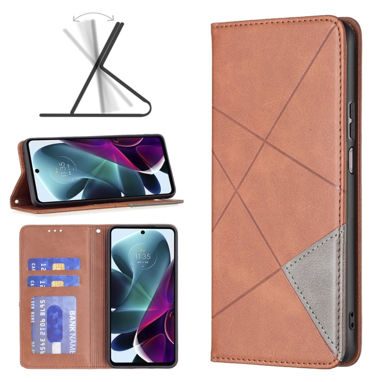 Prismatic Invisible Magnetic Leather Phone Case, For Motorola Moto G200 5G / Edge S30 5G, For OPPO A96 5G, For OPPO Find X5, For OPPO Realme 9 Pro