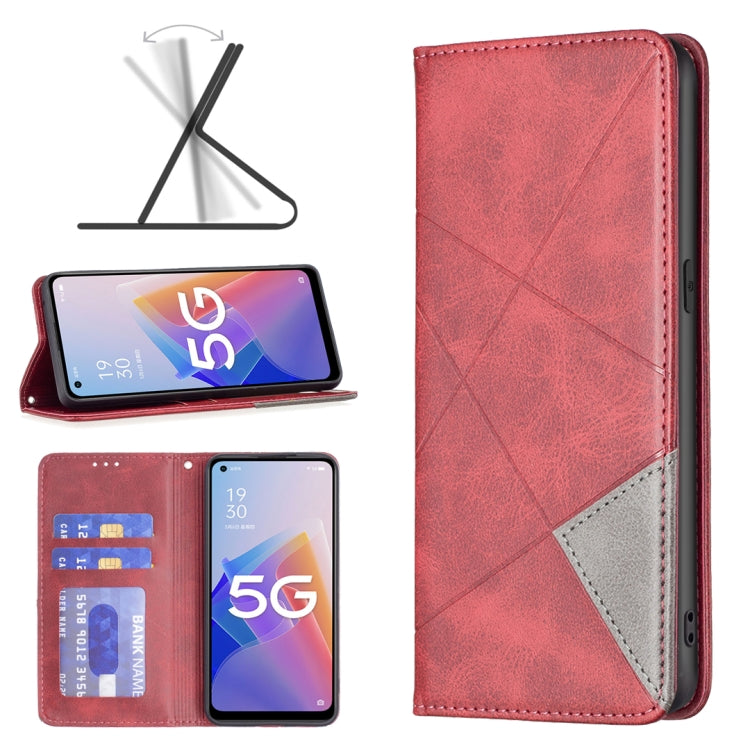 Prismatic Invisible Magnetic Leather Phone Case, For Motorola Moto G200 5G / Edge S30 5G, For OPPO A96 5G, For OPPO Find X5, For OPPO Realme 9 Pro