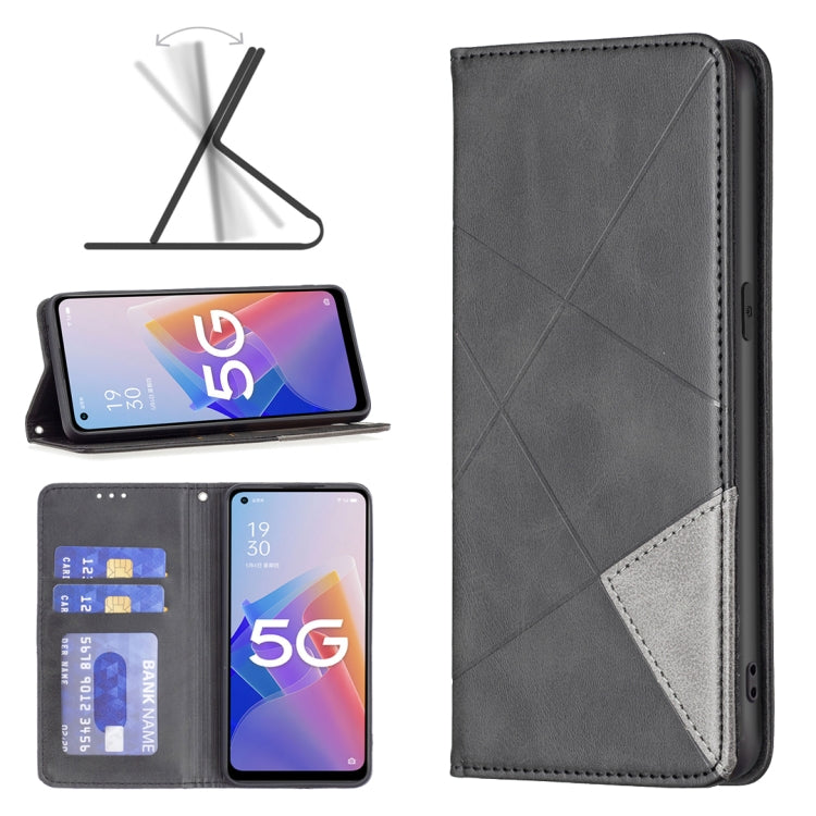 Prismatic Invisible Magnetic Leather Phone Case, For Motorola Moto G200 5G / Edge S30 5G, For OPPO A96 5G, For OPPO Find X5, For OPPO Realme 9 Pro