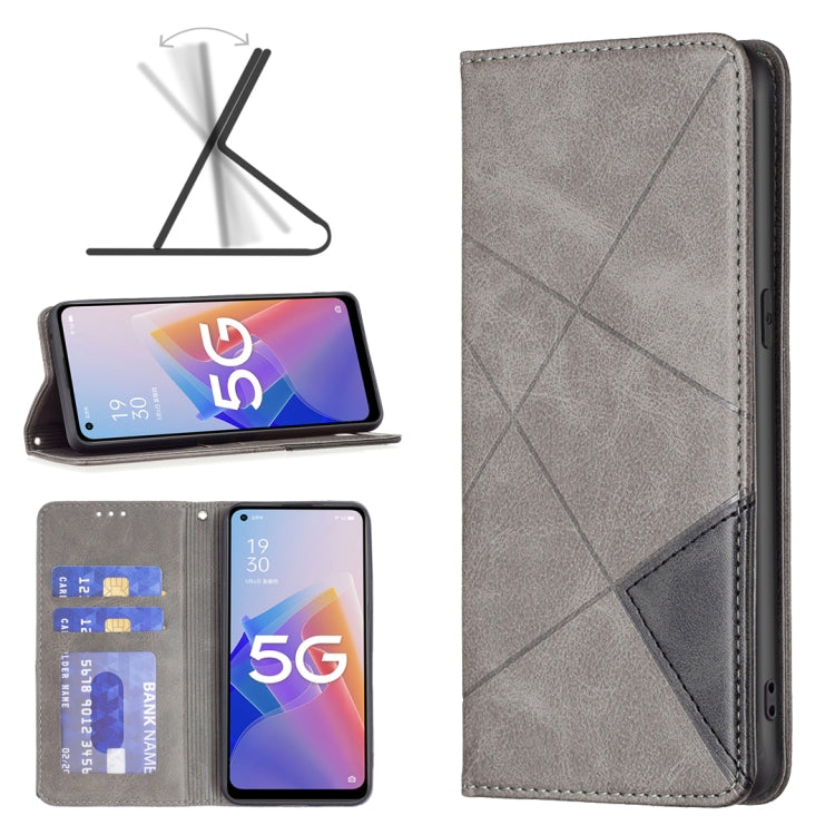 Prismatic Invisible Magnetic Leather Phone Case, For Motorola Moto G200 5G / Edge S30 5G, For OPPO A96 5G, For OPPO Find X5, For OPPO Realme 9 Pro
