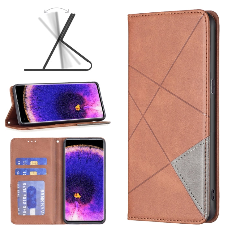 Prismatic Invisible Magnetic Leather Phone Case, For Motorola Moto G200 5G / Edge S30 5G, For OPPO A96 5G, For OPPO Find X5, For OPPO Realme 9 Pro