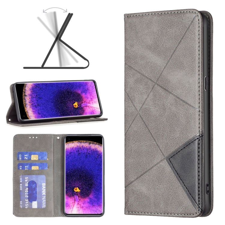 Prismatic Invisible Magnetic Leather Phone Case, For Motorola Moto G200 5G / Edge S30 5G, For OPPO A96 5G, For OPPO Find X5, For OPPO Realme 9 Pro
