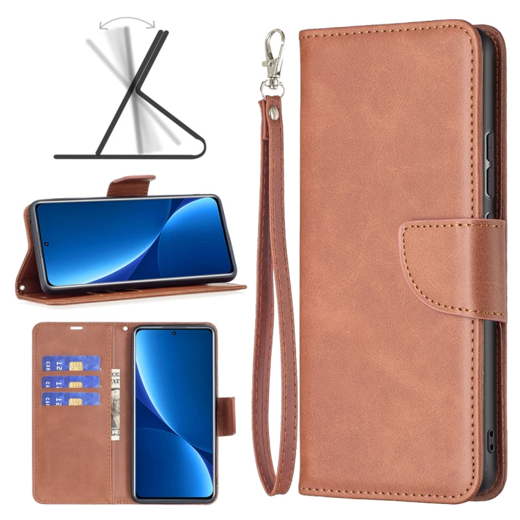 Lambskin Texture Pure Color Leather Phone Case, For Honor X20, For Xiaomi 12 Pro