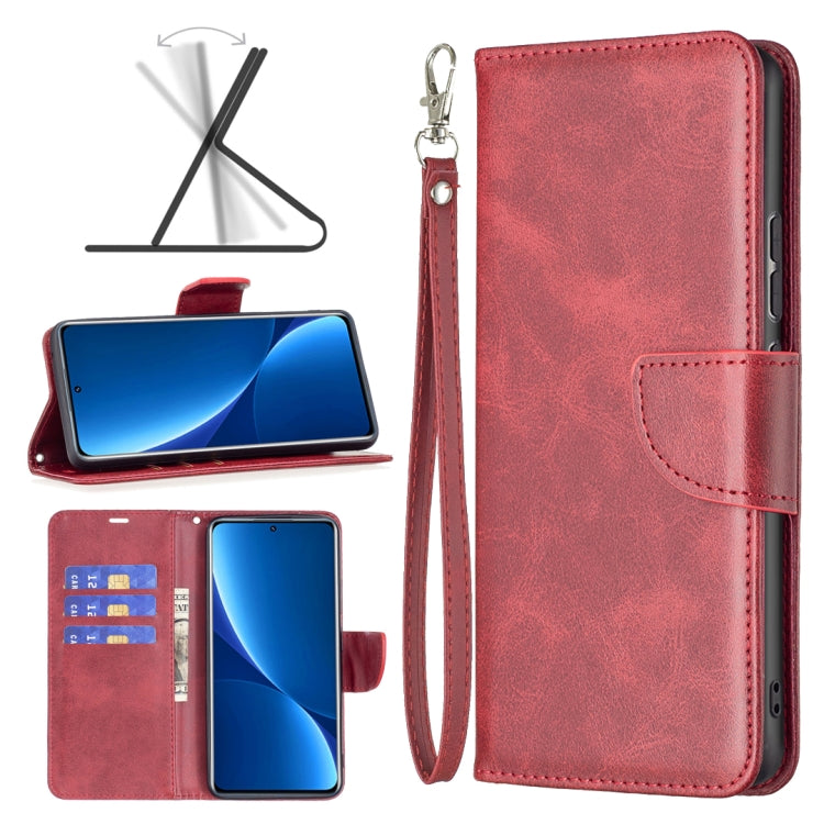 Lambskin Texture Pure Color Leather Phone Case, For Honor X20, For Xiaomi 12 Pro