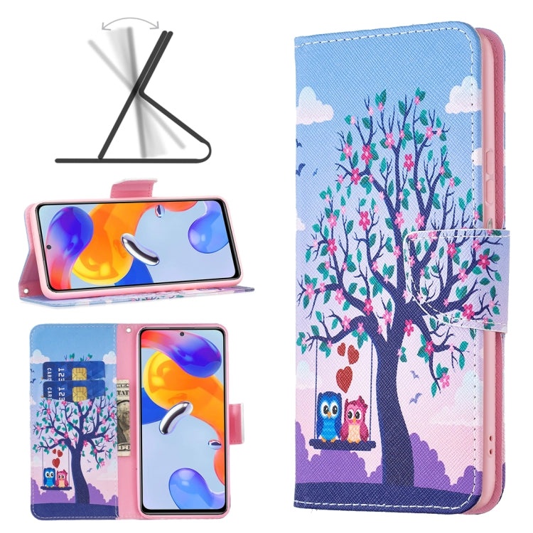 Colored Drawing Leather Phone Case, For Xiaomi Redmi Note 11 Pro International
