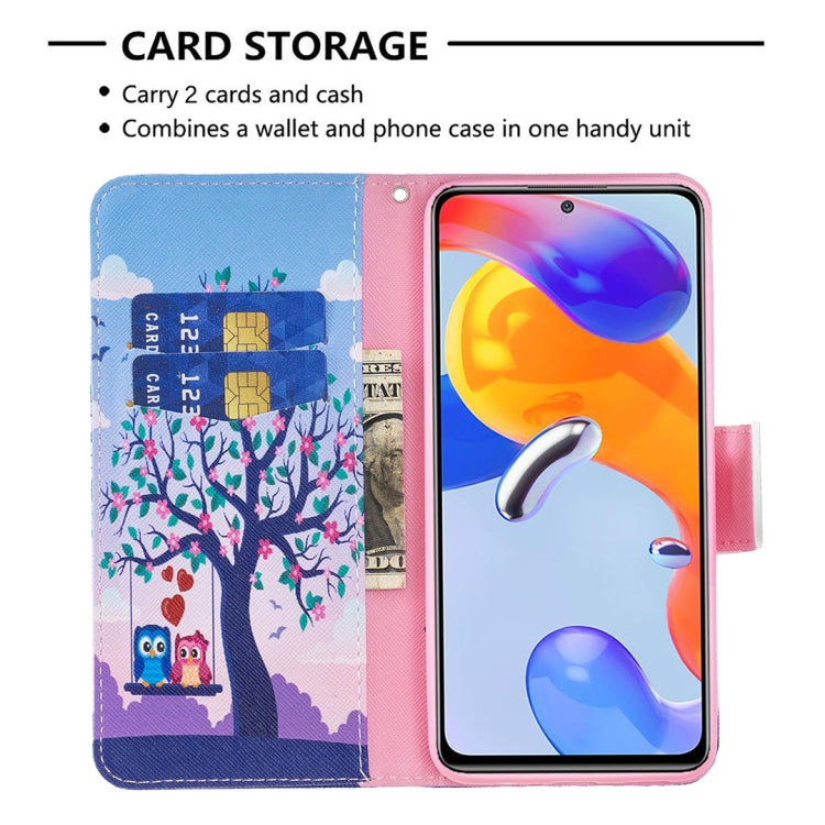 Colored Drawing Leather Phone Case, For Xiaomi Redmi Note 11 Pro International