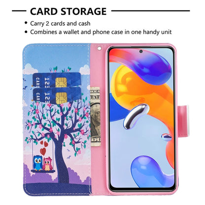 Colored Drawing Leather Phone Case, For Xiaomi Redmi Note 11 Pro International