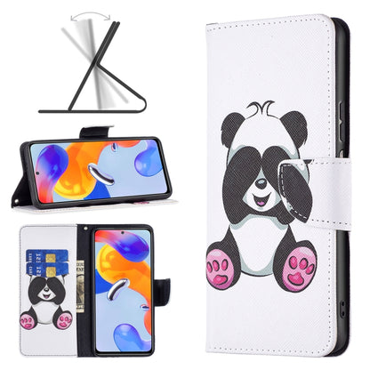 Colored Drawing Leather Phone Case, For Xiaomi Redmi Note 11 Pro International