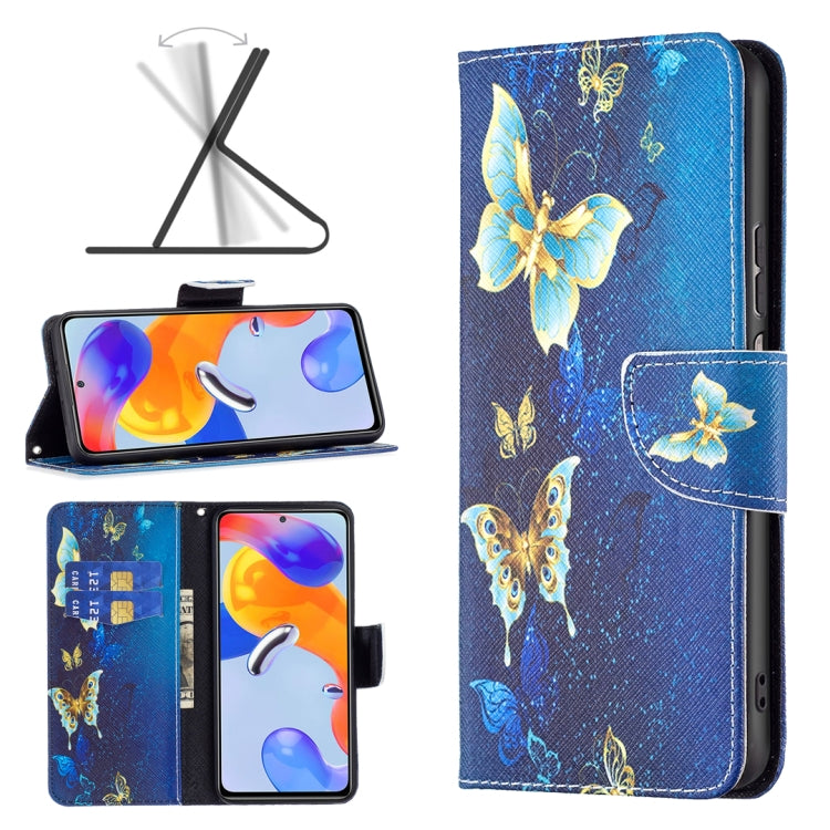 Colored Drawing Leather Phone Case, For Xiaomi Redmi Note 11 Pro International