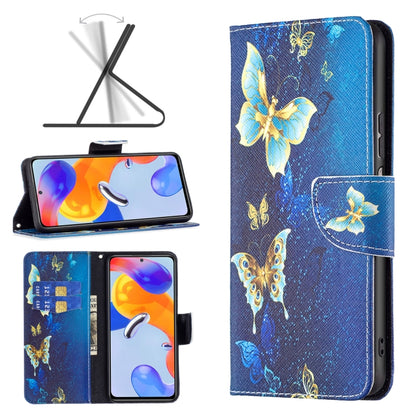 Colored Drawing Leather Phone Case, For Xiaomi Redmi Note 11 Pro International