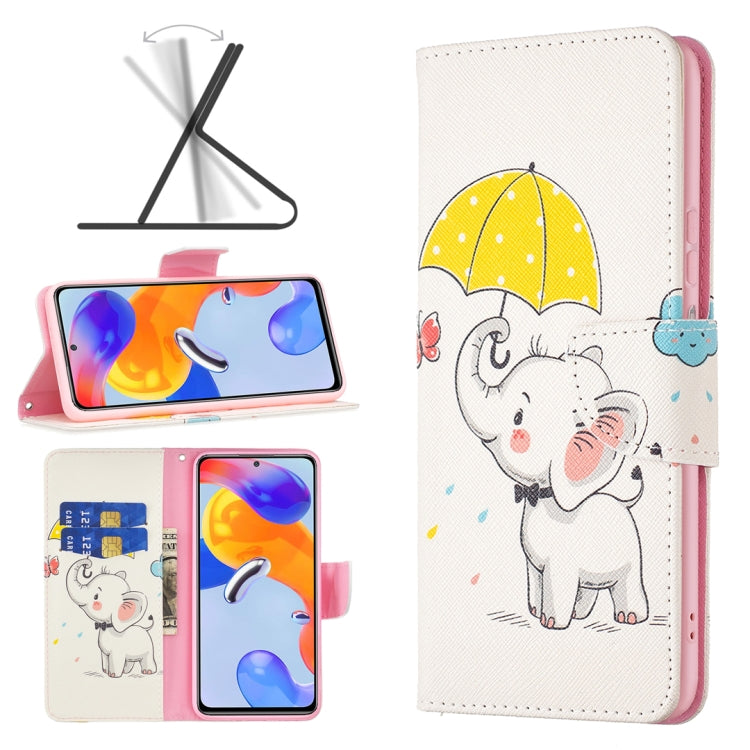Colored Drawing Leather Phone Case, For Xiaomi Redmi Note 11 Pro International