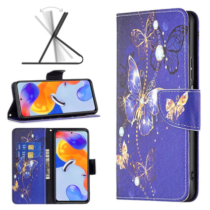 Colored Drawing Leather Phone Case, For Xiaomi Redmi Note 11 Pro International