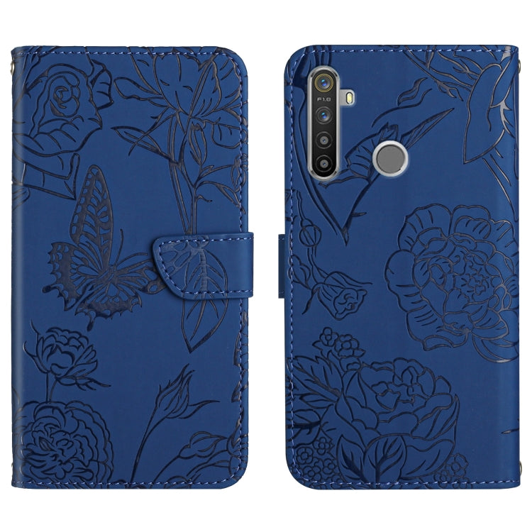 Skin Feel Butterfly Peony Embossed Leather Phone Case, For OPPO Reno6 Pro 5G, For OPPO Reno6 5G, For OPPO Reno6 Pro+, For OPPO Realme 5